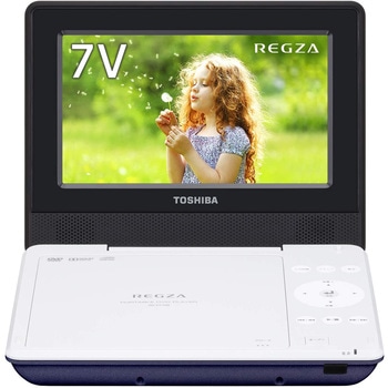 東芝 REGZA SD-P710SW ホワイト Amazon.co.jp: 東芝 7型ポータブルDVDプレーヤーホワイトCPRM