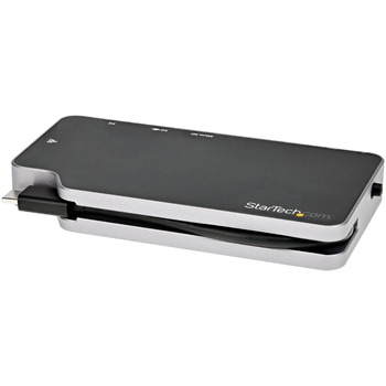 USBマルチポートハブ/USB-C接続/1画面/4K HDMI または 1080p VGA/100W USB PD/2x USB/LAN/microSDリーダー StarTech.com