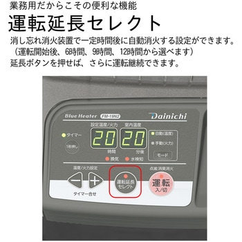 業務用石油ストーブ ブルーヒーター Nタイプ(自然対流) FM-19N2(H) - ダイニチ工業