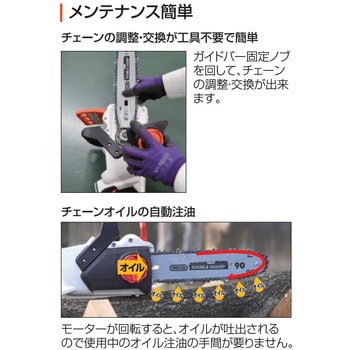 充電式チェンソー  18V 2．0Ah スマートシリーズ 工進