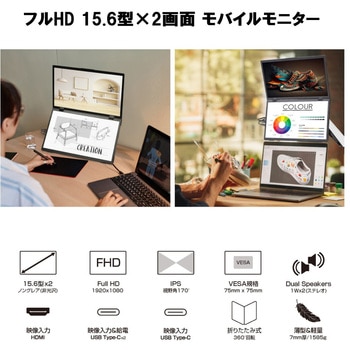 デュアル液晶モニター ITPROTECH