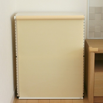【オーダー】マグネット式シングルロールスクリーン プル式  フルーレ 高さ1500mm ナプコインテリア