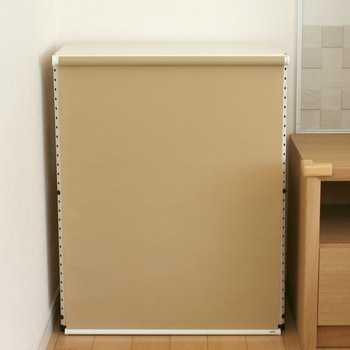 【オーダー】マグネット式シングルロールスクリーン プル式  フルーレ 高さ1500mm ナプコインテリア