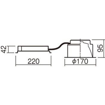 LED客席ダウンライト 550形 Φ150mm Panasonic(パナソニック)