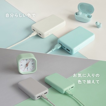 Type-C 入力&出力対応で軽量196g 10000mAh 小型軽量モバイルバッテリー OWLTECH(オウルテック)