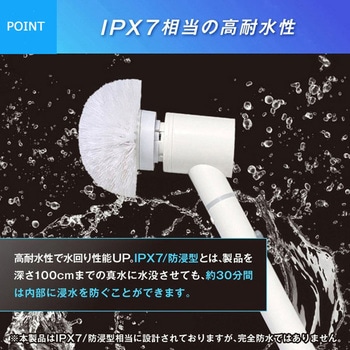 耐水両回転ブラシ SCA