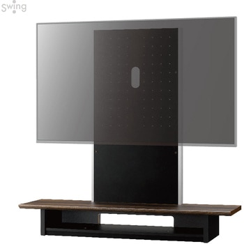 壁寄せテレビスタンド 40～65V型対応 朝日木材加工 (AVAWOOD)