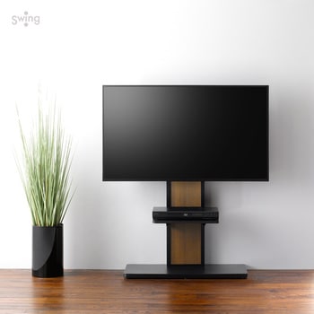 壁寄せテレビスタンド 40～55V型対応 朝日木材加工 (AVAWOOD)