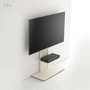 壁寄せテレビスタンド 40～55V型 朝日木材加工 (AVAWOOD)