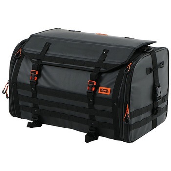 DBT523-BK キャンプツーリングシートバッグ 容量60L(最大80L) 1個 
