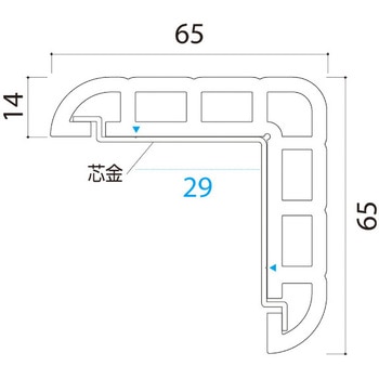 柱保護材 ソフトコーナープロ65×65 ヤスダインテリアサプライ
