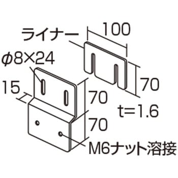 転倒防止用品 収納家具用 壁固定金具(配送・組立サービス付き) コクヨ