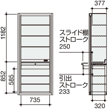 システム収納 エディア キッチンユニット ベース付きセット(配送・組立サービス付き) コクヨ