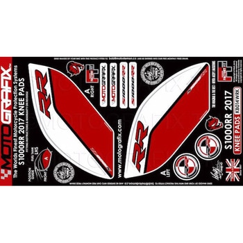 KB014WRK KNEE BODY PAD MOTO GRAFIX (gOtBbNX) KԎBMW S1000RR(17/18) FWHITE/RED/BLACK   KB014WRK 85453166
