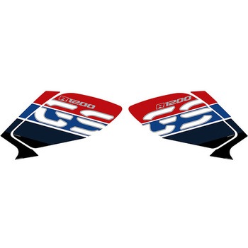 KB016MS KNEE BODY PAD MOTO GRAFIX (gOtBbNX) KԎBMW R1200GS(17-) FBlue/Black/White/Red/Metallic Silver   KB016MS 85453245