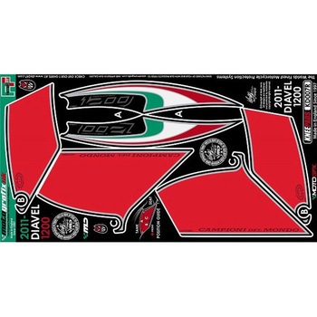 KD007R KNEE BODY PAD MOTO GRAFIX (���g�O���t�B�b�N�X) �K���Ԏ�DUCATI DIAVEL1200(11-)   KD007R 85454435