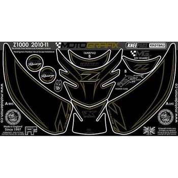 KNEE BODY PAD/TANK PAD MOTO GRAFIX (モトグラフィックス)