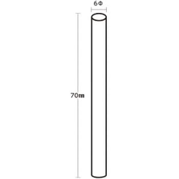 アルコール検知器用ストロー Φ6×70mm 個包装有り 大一産業