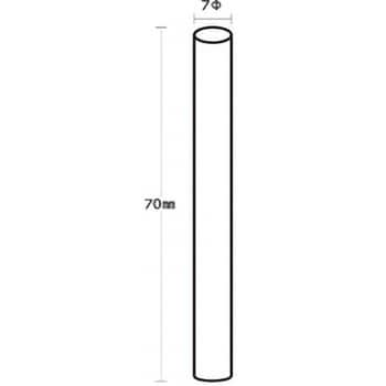 First.252 アルコール検知器用ストロー Φ7×70mm 個包装有り 1ケース