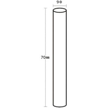 アルコール検知器用ストロー Φ9×70mm 個包装有り 大一産業