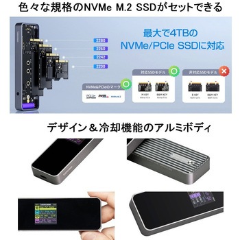M.2 SSDケース ITPROTECH