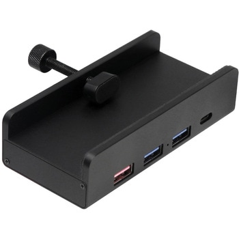 クランプ式4ポートUSBハブ ITPROTECH
