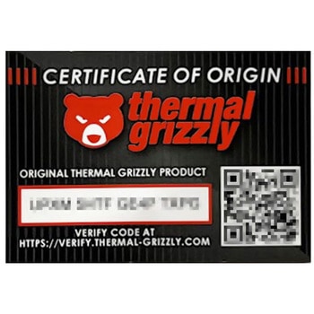 炭素繊維製サーマルパッド Thermal Grizzly