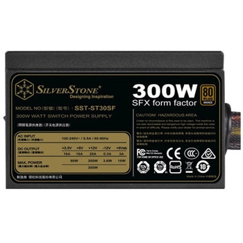 SilverStone ST30SF 高効率・低価格なSFX電源、ファンが大型化 SST-ST30SF-V2 SILVER STONE(シルバーストーン)