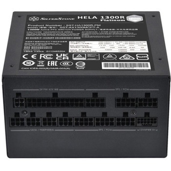 SilverStone 1300WフルモジュラーATX電源 HELA 1300R Platinum Cybenetics Platinum 1300W ATX 3.0 & PCIe 5.0フルモジュラーATX PSU SILVER STONE(シルバーストーン)