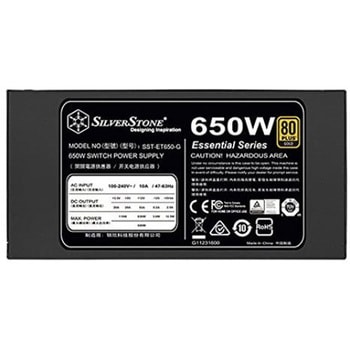 SilverStone 直出し式フラットーケーブル80PlusGOLD電源 650Wモデル SILVER STONE(シルバーストーン)