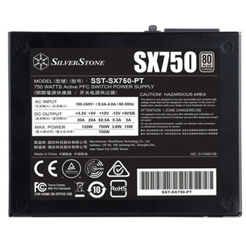 SilverStone 750WフルモジュラーSFX 80 PLUS Platinum電源 SILVER STONE(シルバーストーン)