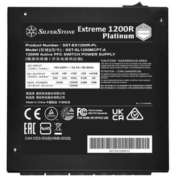 SilverStone Extreme 1200R Platinum Cybenetics Platinum  フルモジュラーSFX-L電源 SST-EX1200R-PL SILVER STONE(シルバーストーン)