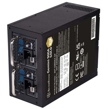 SilverStone 電源 Gemini 900A Gold 900W ATX冗長性Cybenetics Gold電源 SST-GM900A-GF SILVER STONE(シルバーストーン)