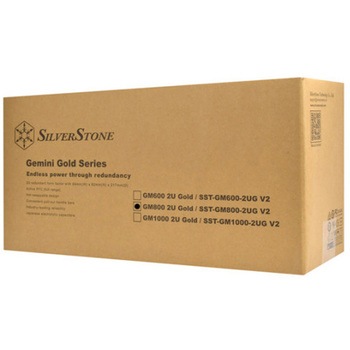 SilverStone 800W 2U冗長性Cybenetics Gold電源 SST-GM800-2UG-V2 SILVER STONE(シルバーストーン)