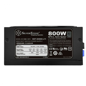 SilverStone SX800-LTI SFX-L規格 80PLUS Titanium電源ユニット SILVER STONE(シルバーストーン)