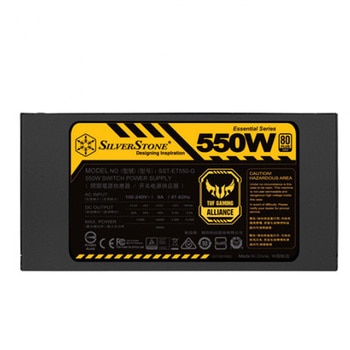 SilverStone 直出し式フラットーケーブル80PlusGOLD電源 550Wモデル SILVER STONE(シルバーストーン)