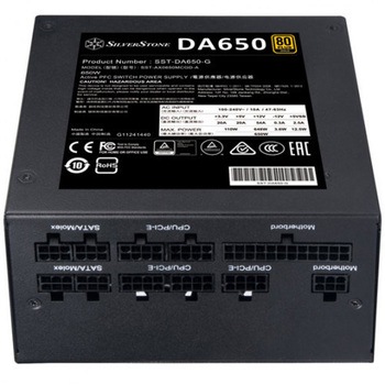 SilverStone 80 PLUS Gold 650WフルモジュラーATX電源 SILVER STONE(シルバーストーン)