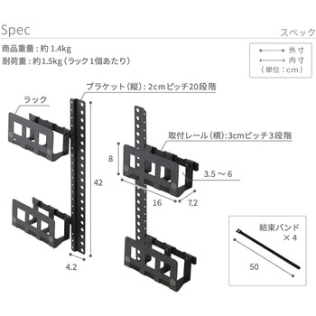 WALLテレビスタンド マルチデバイスホルダー WALL