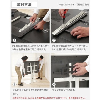 WALLテレビスタンド マルチデバイスホルダー WALL