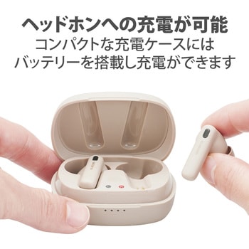 完全 ワイヤレスイヤホン Bluetooth 無線 AAC対応 カナル型 iPhone Android スマホ 各種対応 エレコム
