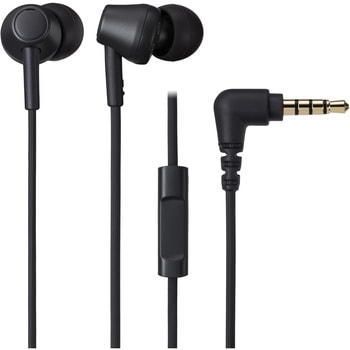 本体に再生プラスチックを使用した環境にやさしいイヤホンマイク audio-technica