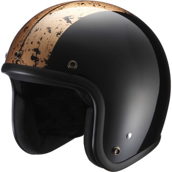 ジェットヘルメット　RIDEZ RIDEZヘルメット （ブラック/ゴールド）01R-86547JANコード