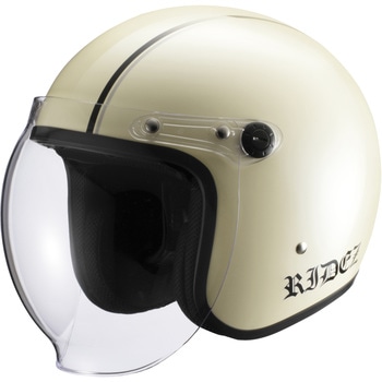 JB HELMET バイク用 シールド付き ジェットヘルメット RIDEZ