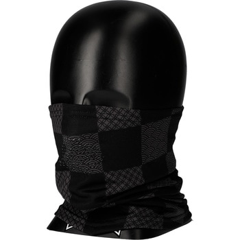 PIPES UVカット ストレッチ ネックウォーマー BLACK CHECK PNW-03 RIDEZ(ライズ)