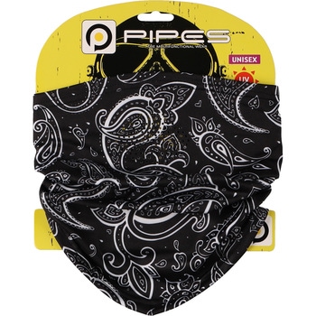 PIPES UVカット ストレッチ ネックウォーマー ブラックペイズリー PNW-04 RIDEZ(ライズ)