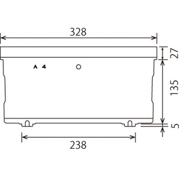 A4-3W用 A4仕切板 ダイシン
