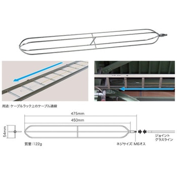先端誘導具(ケーブルラック用) DENSAN(ジェフコム)