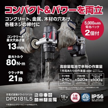 充電式振動ドライバドリル 京セラインダストリアルツールズ(旧:リョービ)