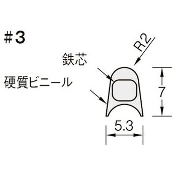 ビニ鉄レール#3 5.3×7 ケージーパルテック