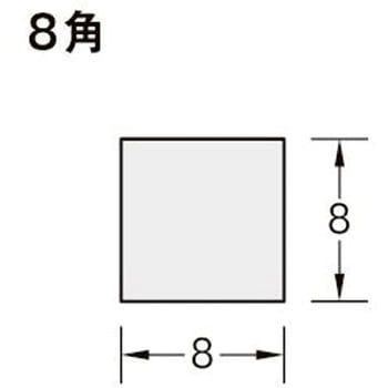 SUS製角レール8mm角 ケージーパルテック